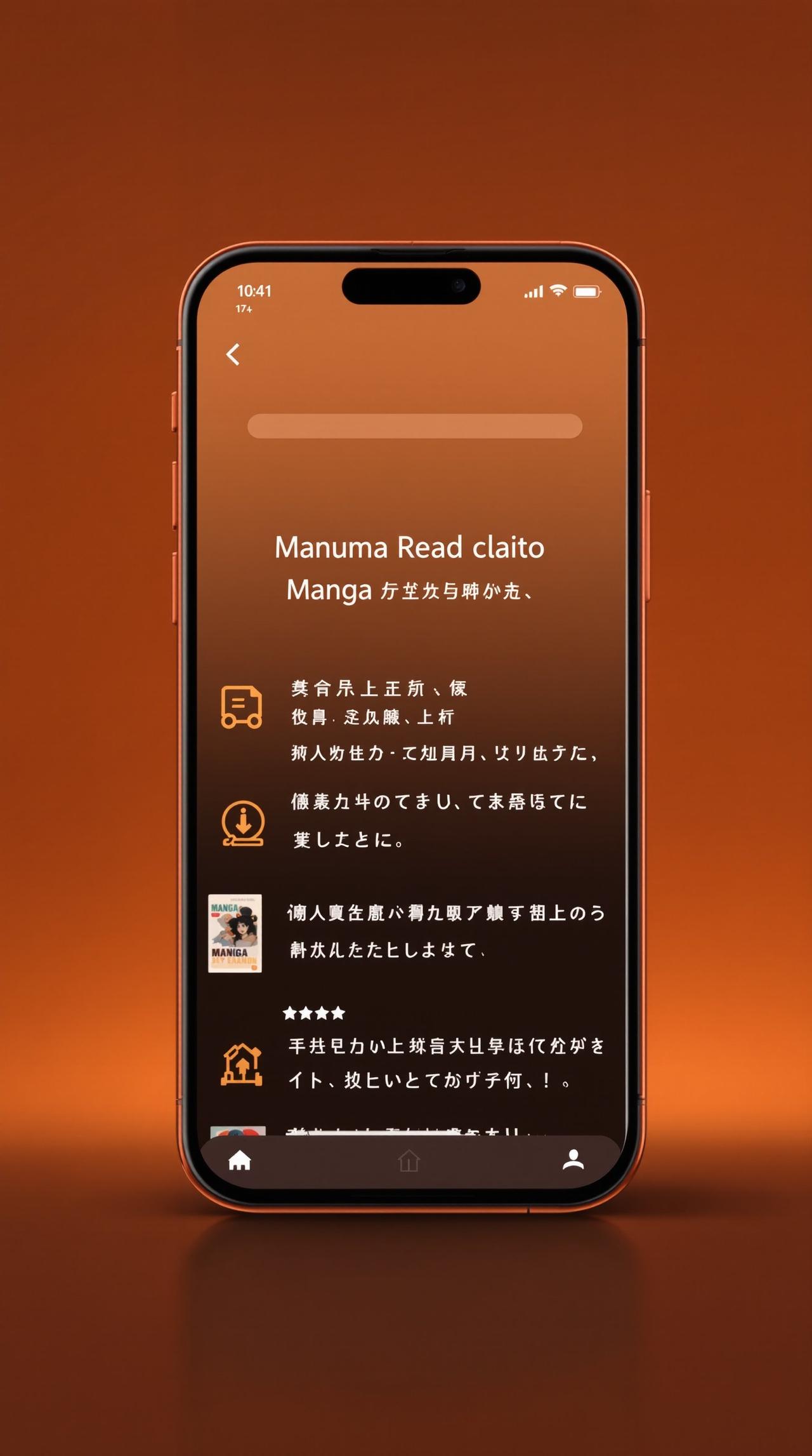 免费漫画APP阅读界面